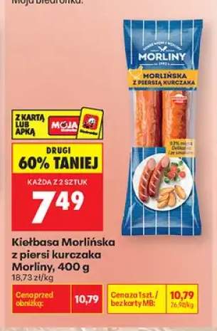 Kiełbasa Morlińska z piersi kurczaka Morliny