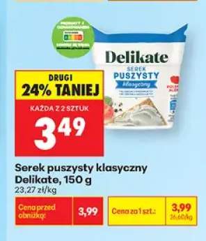 Serek puszysty klasyczny Delikate