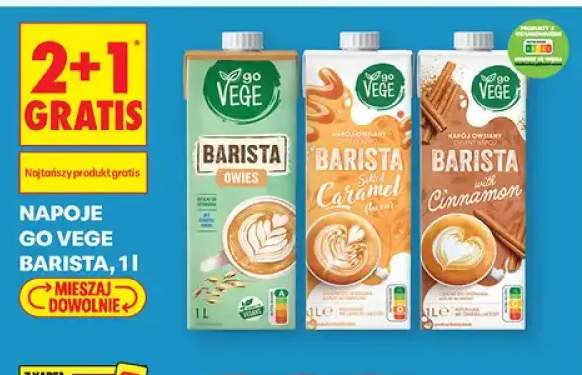 Napój Go Vege Barista owies +2 warianty