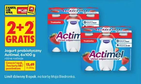 Jogurt probiotyczny Actimel 6-pak