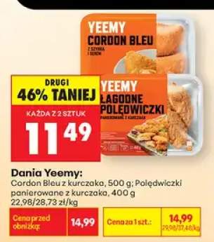 Dania Yeemy Polędwiczki panierowane z kurczaka +1 wariant