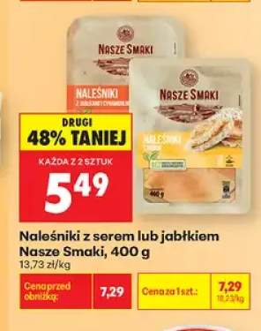 Naleśniki z serem Nasze Smaki +1 wariant