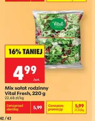Mix sałat rodzinny Vital Fresh