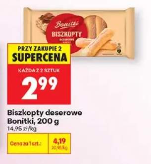 Biszkopty deserowe Bonitki