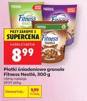 Płatki śniadaniowe granola Fitness Nestlé