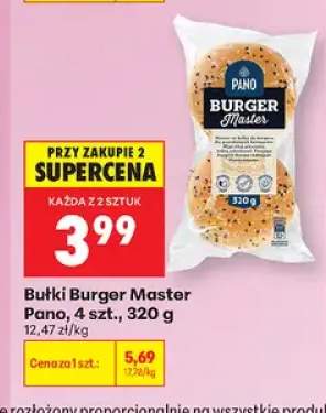 Bułki Burger Master Pano 4-pak