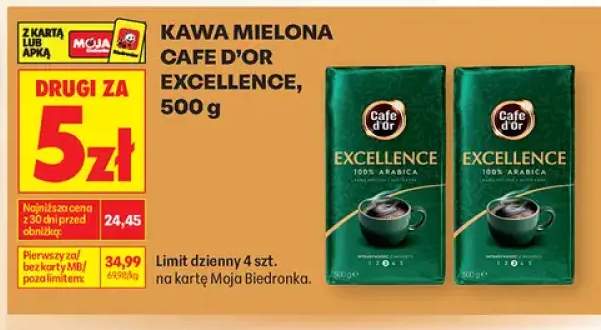 Kawa mielona Cafe d'Or Excellence