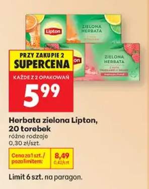 Herbata zielona Lipton