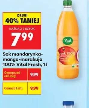 Sok mandarynka-mango-marakuja Vital Fresh 100%