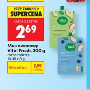 Mus owocowy Vital Fresh