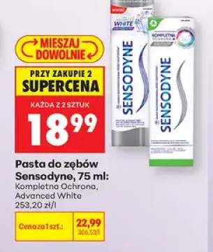 Pasta do zębów Sensodyne Advanced White +1 wariant