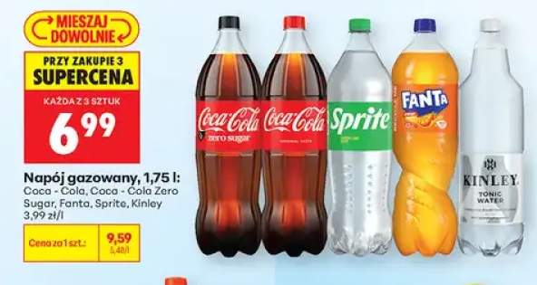 Napój gazowany Coca-Cola +4 warianty