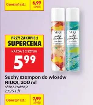 Suchy szampon do włosów NIUQI