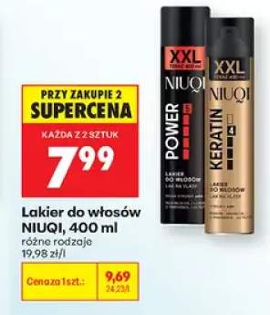 Lakier do włosów NIUQI