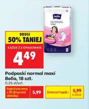 Podpaski normal maxi Bella