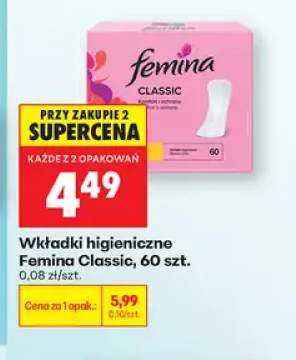 Wkładki higieniczne Femina Classic