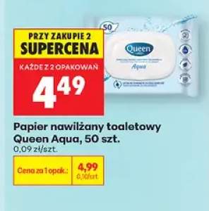 Papier nawilżany toaletowy Queen Aqua