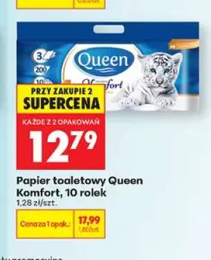 Papier toaletowy Queen Komfort 10-pak