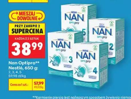 Mleko modyfikowane Nan Optipro 3 Nestlé +3 warianty
