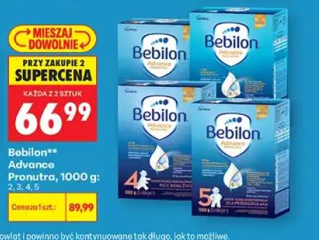 Mleko modyfikowane Bebilon Advance Pronutra 3 +3 warianty