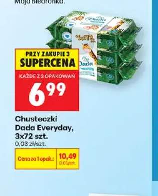 Chusteczki Dada Everyday 3-pak 72 szt