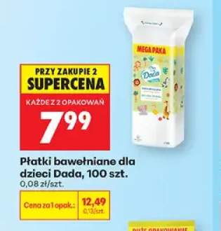 Płatki bawełniane dla dzieci Dada