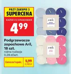 Podgrzewacze zapachowe Aril 18 szt.