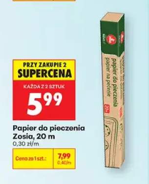 Papier do pieczenia Zosia 20 m