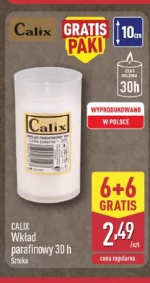 wkład parafinowy do znicza