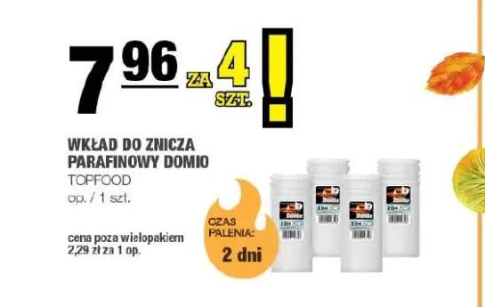 wkład do znicza