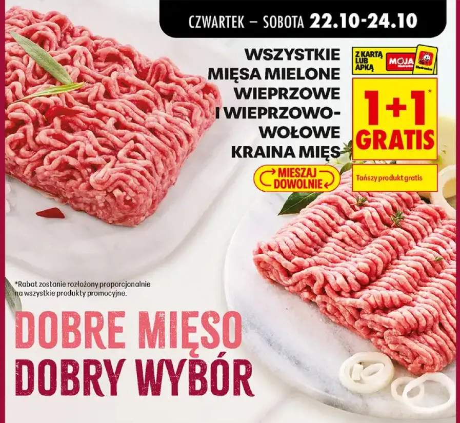Mięsa mielone wieprzowe i wieprzowo-wołowe Kraina Mięs