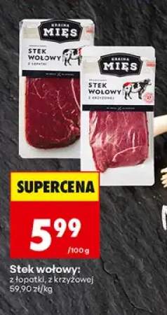 Stek wołowy z łopatki Kraina Mięs +1 wariant