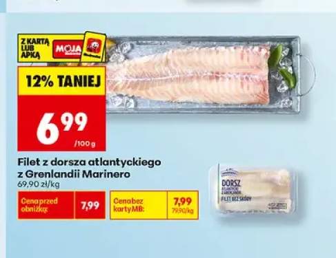 Filet z dorsza atlantyckiego z Grenlandii Marinero