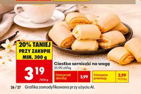 Ciastka serniczki na wagę