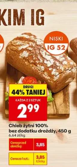 Chleb żytni 100% bez dodatku drożdży