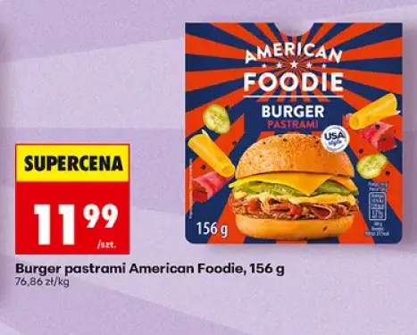 Burger pastrami American Foodie
