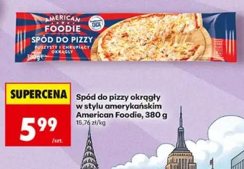 Spód do pizzy okrągły w stylu amerykańskim American Foodie