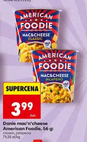 Danie mac'n'cheese classic American Foodie +1 wariant