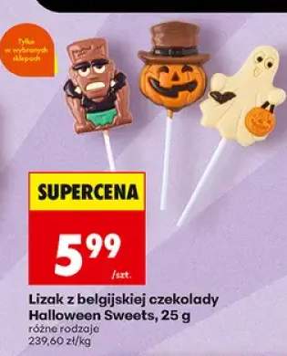 Lizak z belgijskiej czekolady Halloween Sweets