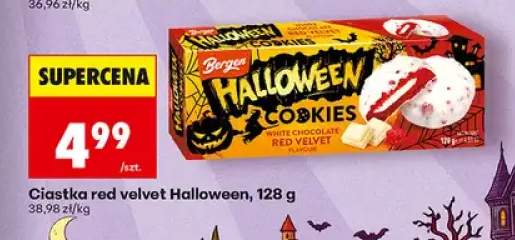 Ciastka red velvet Halloween Bergen
