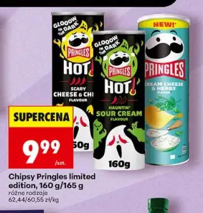 Chipsy Pringles limited edition Hot Hauntin' Sour Cream +2 warianty