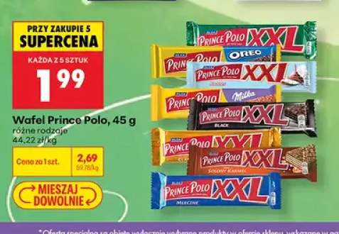 Wafel Prince Polo Solony Karmel +6 wariantów