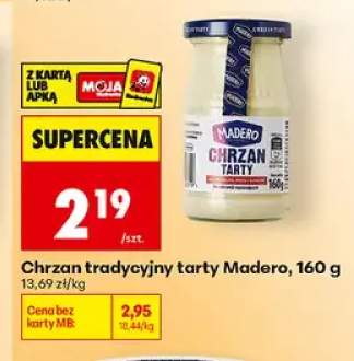 Chrzan tradycyjny tarty Madero 160 g