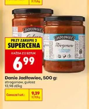 Danie gulasz Jadłowiec 500 g +1 wariant