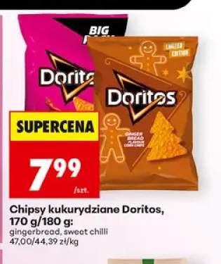 Chipsy kukurydziane Doritos gingerbread +1 wariant