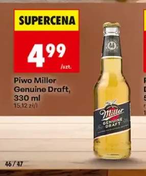 Piwo Miller Genuine Draft