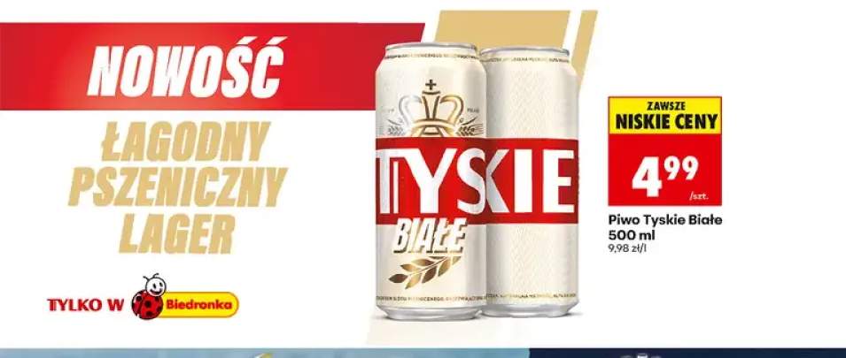 Piwo Tyskie Białe