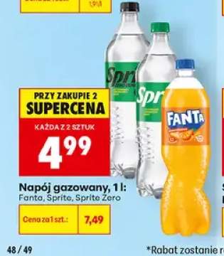 Napój gazowany Sprite +2 warianty
