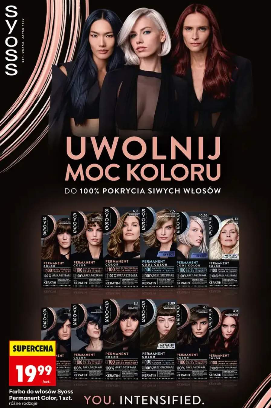 Farba do włosów Syoss Permanent Color
