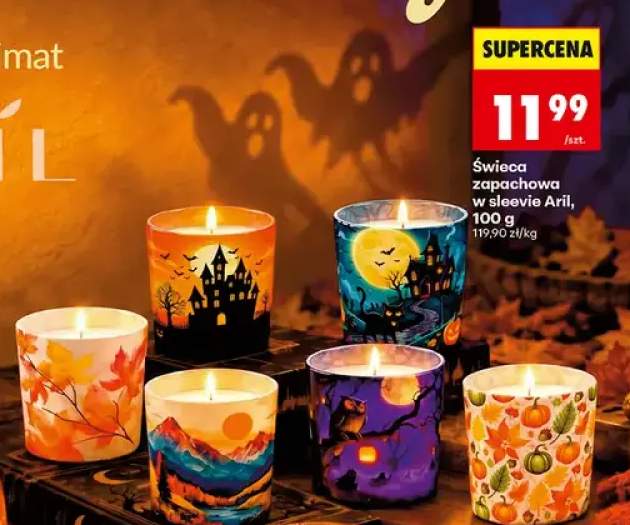 Świeca zapachowa w sleevie Aril